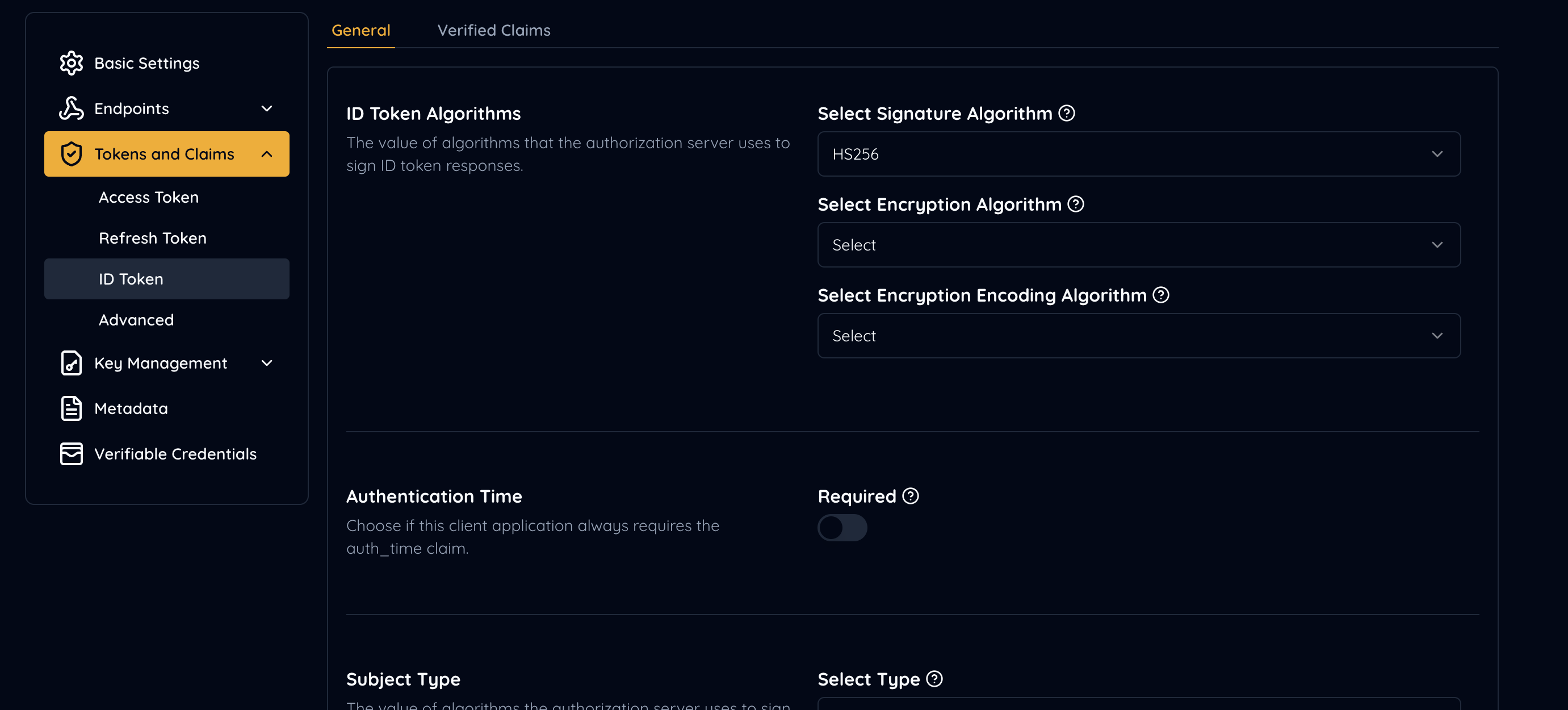 cd-idTokenSigAlg