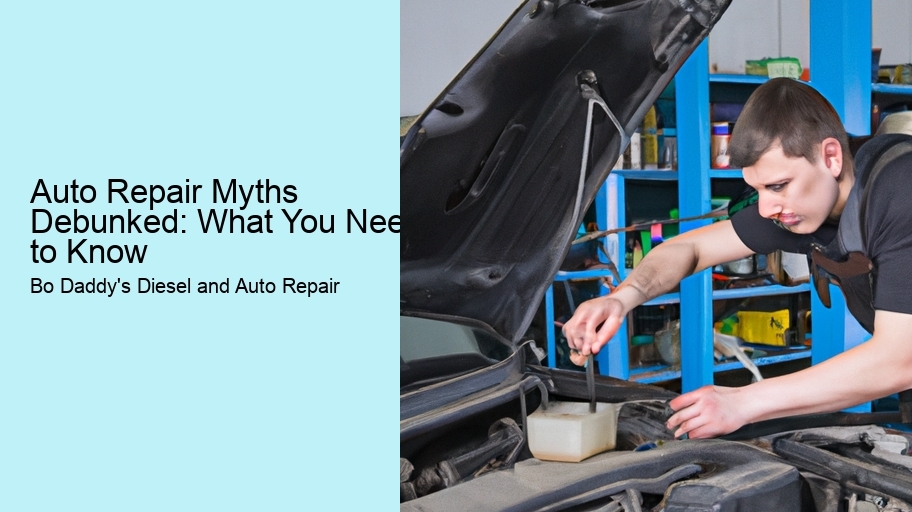 Auto Repair Myths Debunked: What You Need to Know  