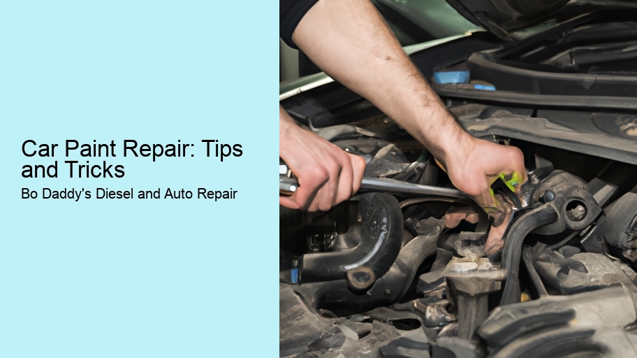 Car Paint Repair: Tips and Tricks  