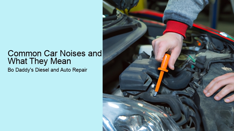 Common Car Noises and What They Mean  