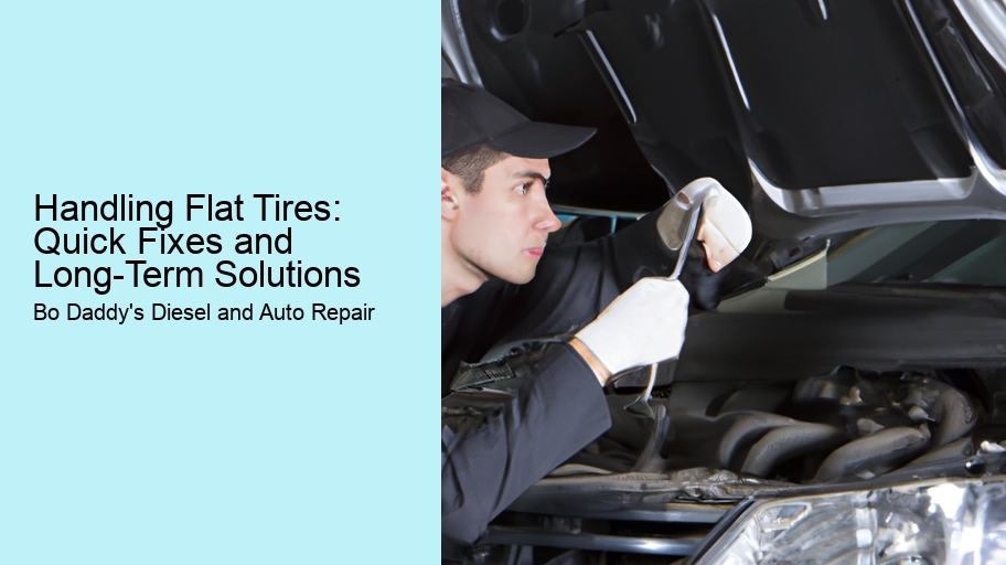Handling Flat Tires: Quick Fixes and Long-Term Solutions  
