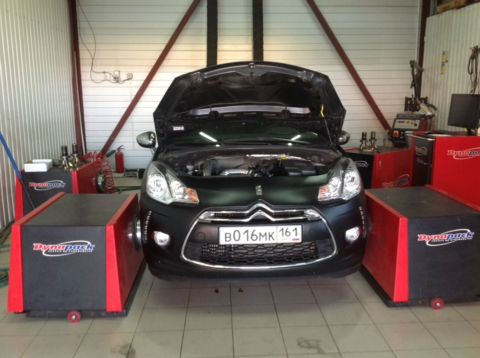 Etuners Russia — Citroen DS3 254 hp / 433 Nm на STOCK турбине!