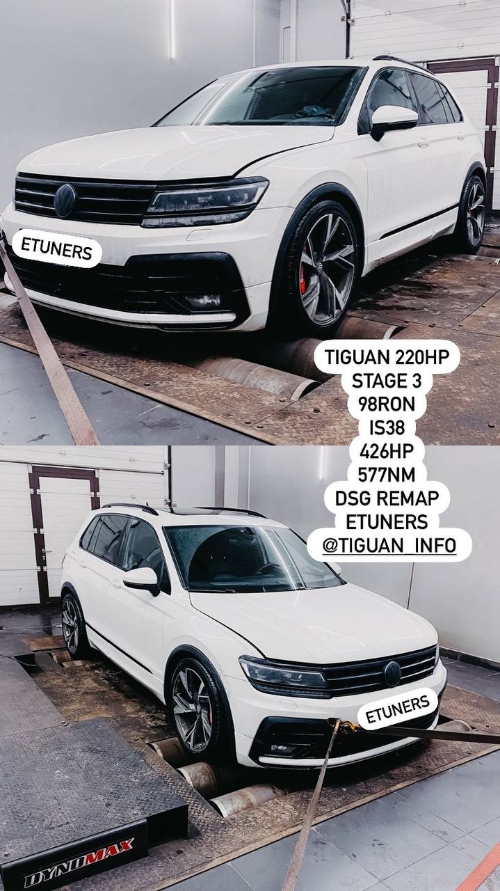 Tuning Tiguan 2: +30 hp with TurboSystems Stage-0 and custom exhaust