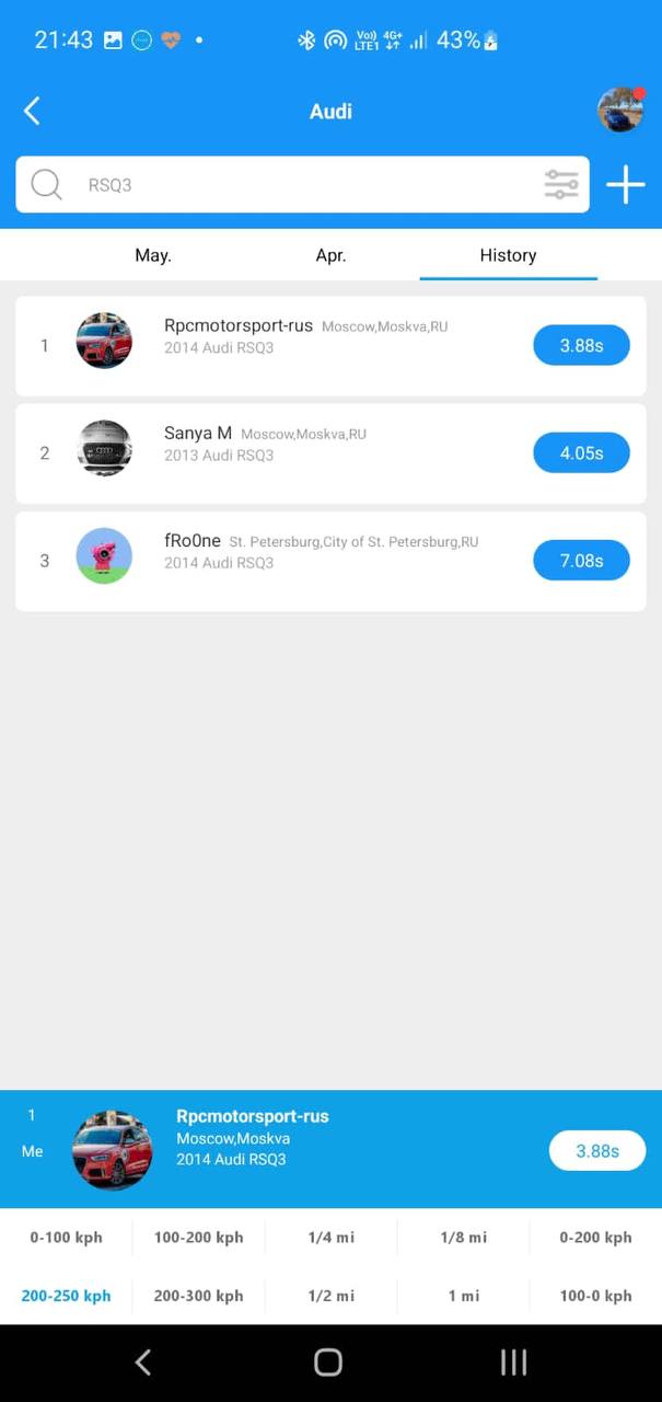 First measurements: impressive results of chip tuning!