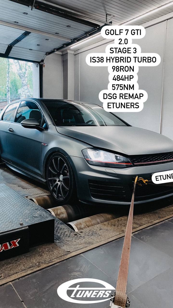 Golf 7 GTI with a hybrid turbo: excellent tuning results!