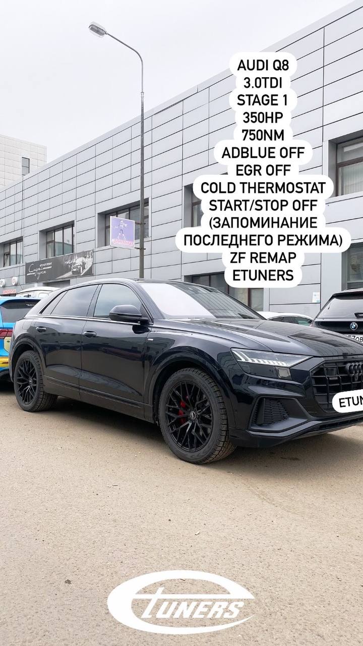 Audi Q8 3.0 TDI Stage 1: +40 hp and +100 Nm