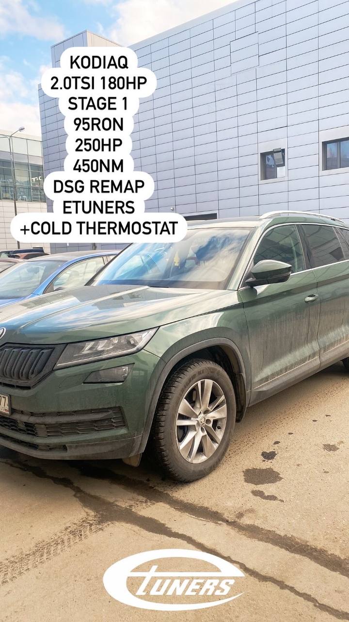 Kodiaq 2.0 TSI Stage 1: +30 hp and improved responsiveness