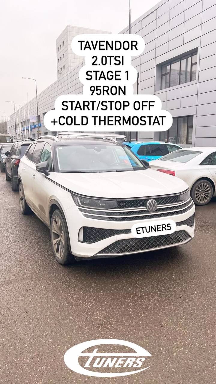 Tavendor 2.0 TSI Stage 1: Increase in power and torque