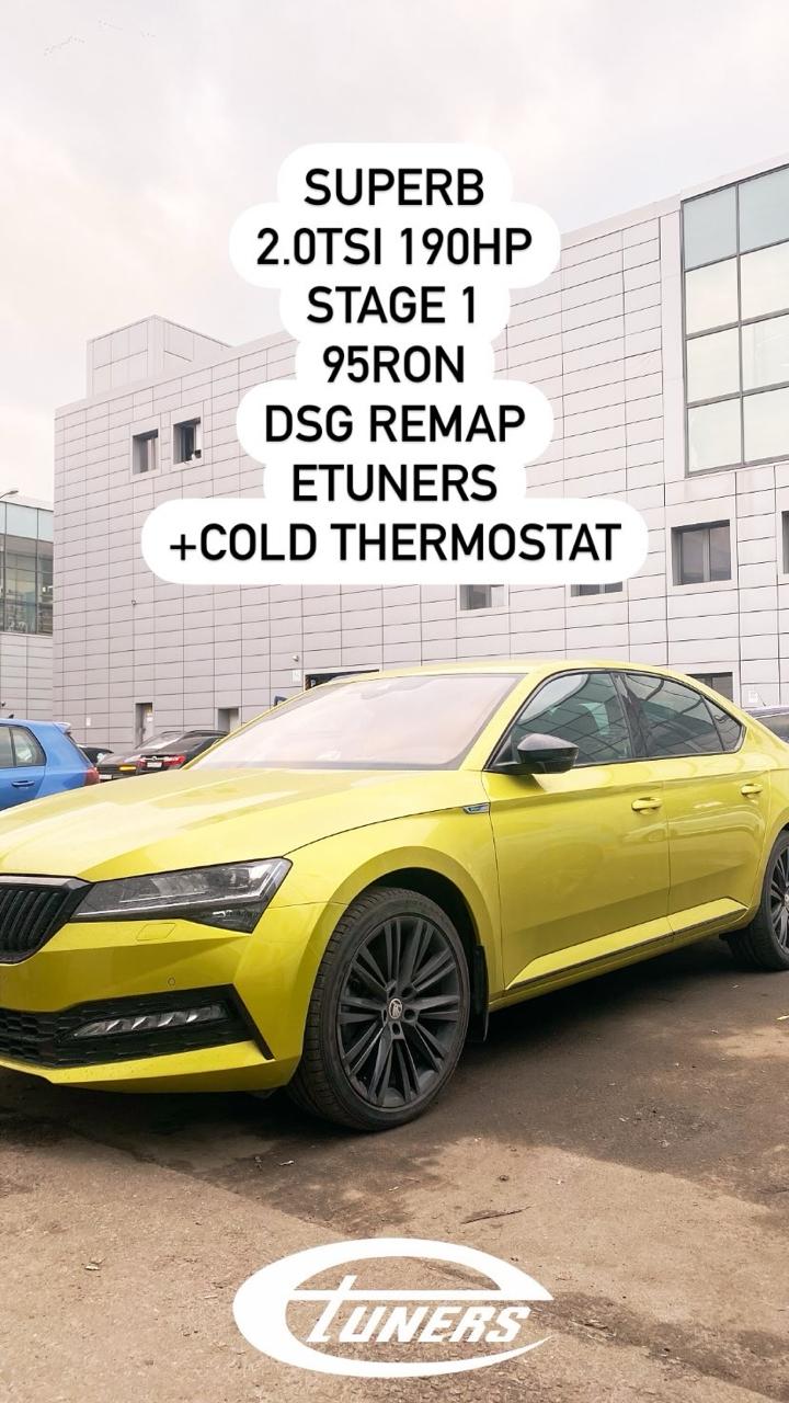Skoda Superb 2.0 TSI Stage 1: +30 hp and improved dynamics