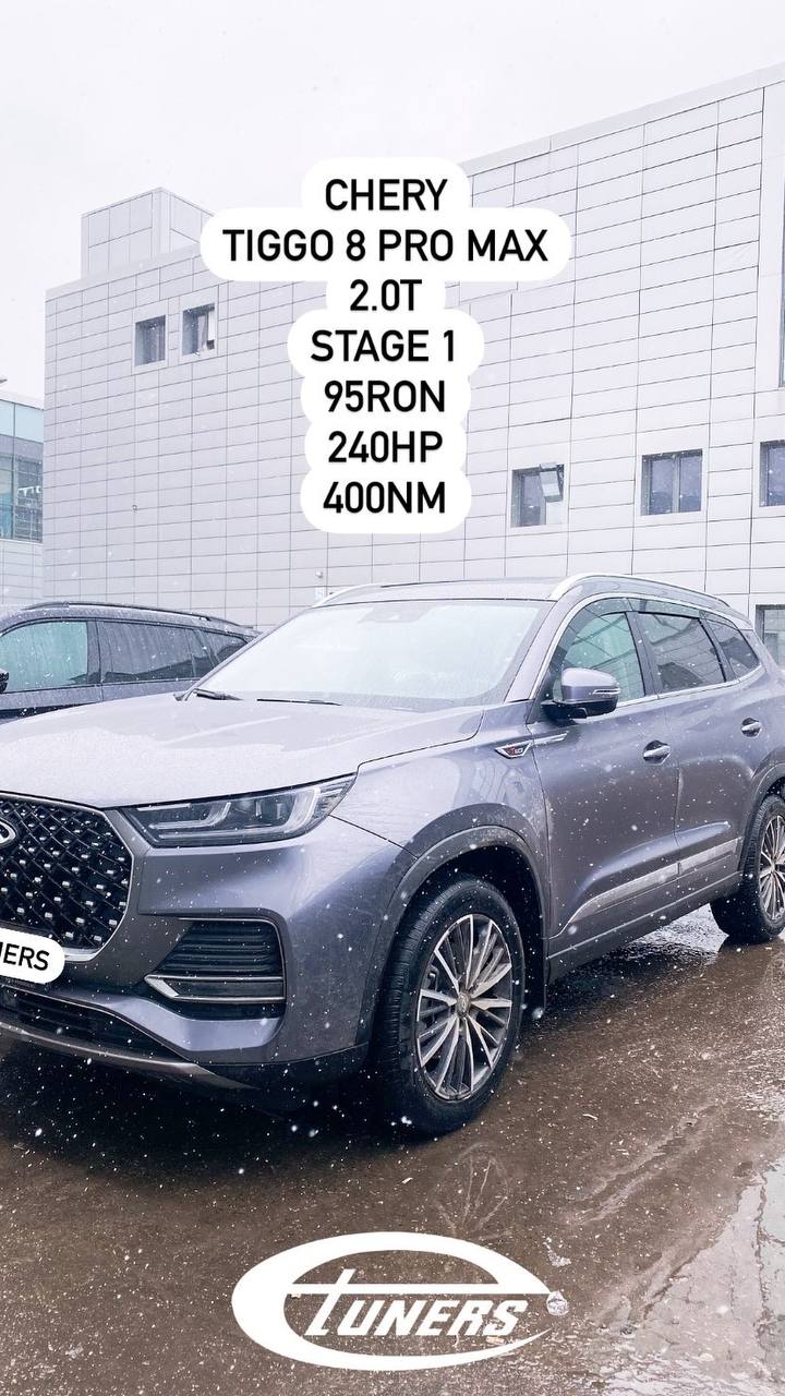 Chery Tiggo 8 Pro Max 2.0 Turbo Stage 1: Power increase!