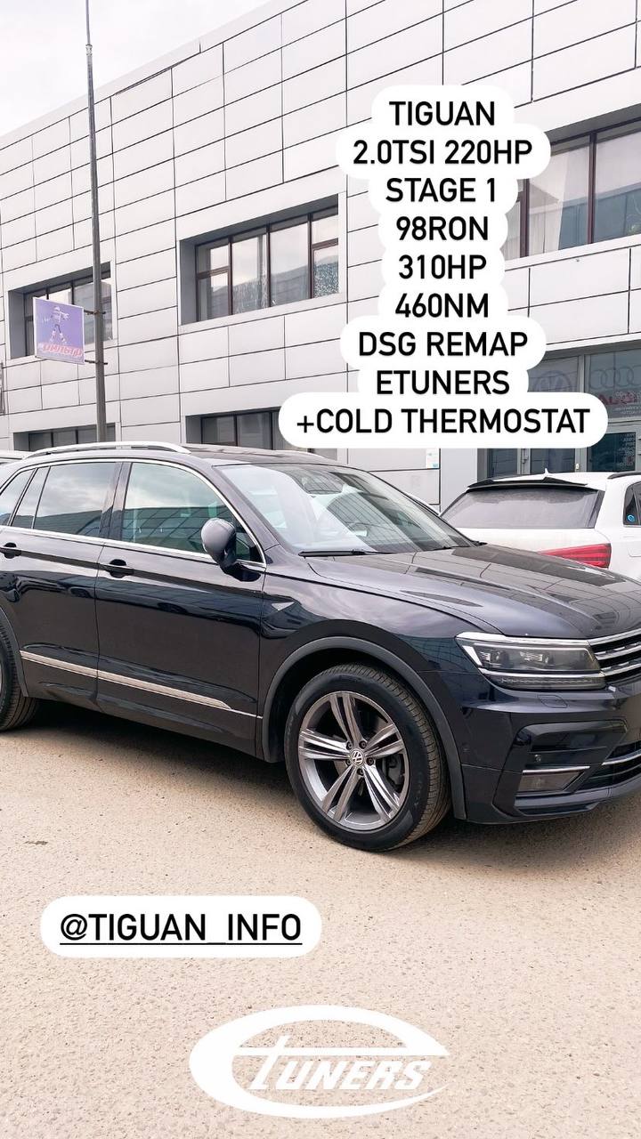 Tiguan 2.0 TSI Stage 1: +20 hp for performance improvement