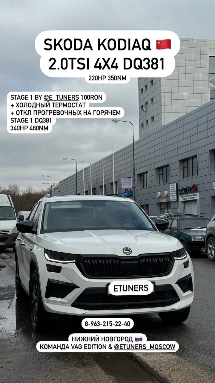 Skoda Kodiaq Stage 1: +120 hp and +130 Nm of power