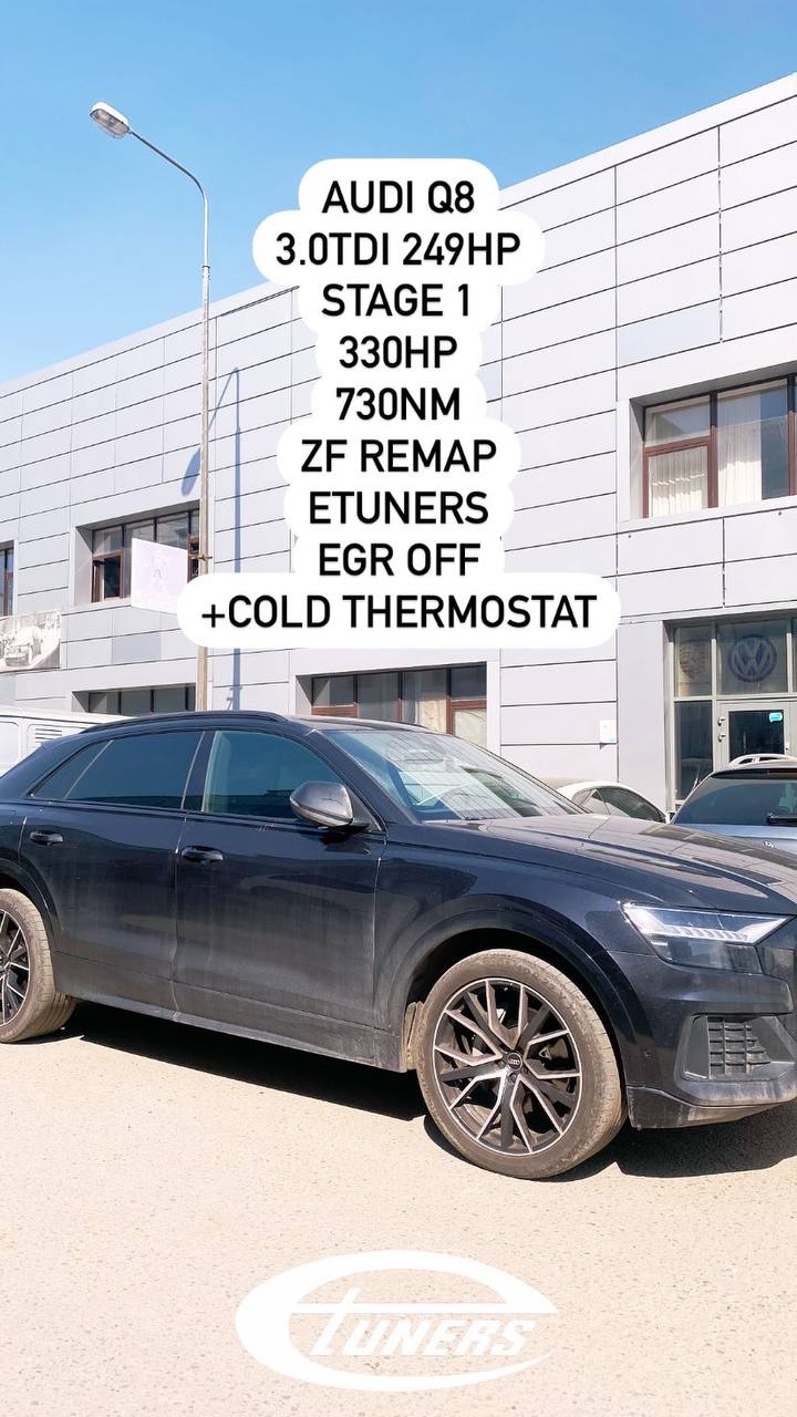 Audi Q8 3.0 TDI Stage 1: +40 HP and +80 Nm