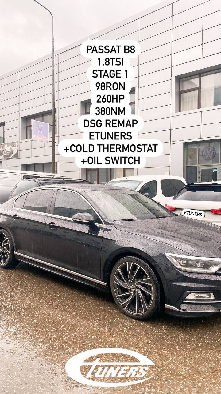 Passat B8 1.8 TSI Stage 1: Performance enhancement and power