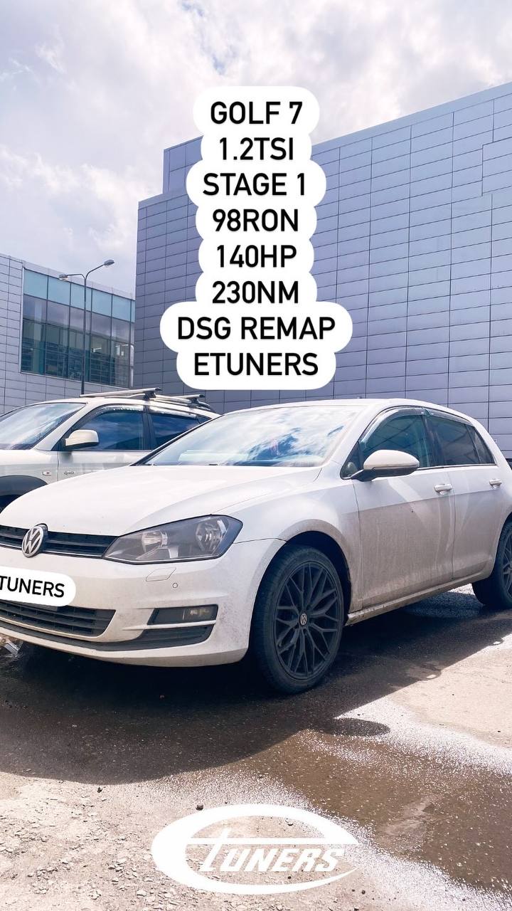 Golf 7 1.2 TSI Stage 1: Increase in power to 120 hp.