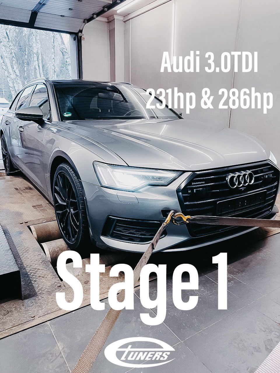 Audi 3.0 TDI Stage 1: Increase to 286 hp.