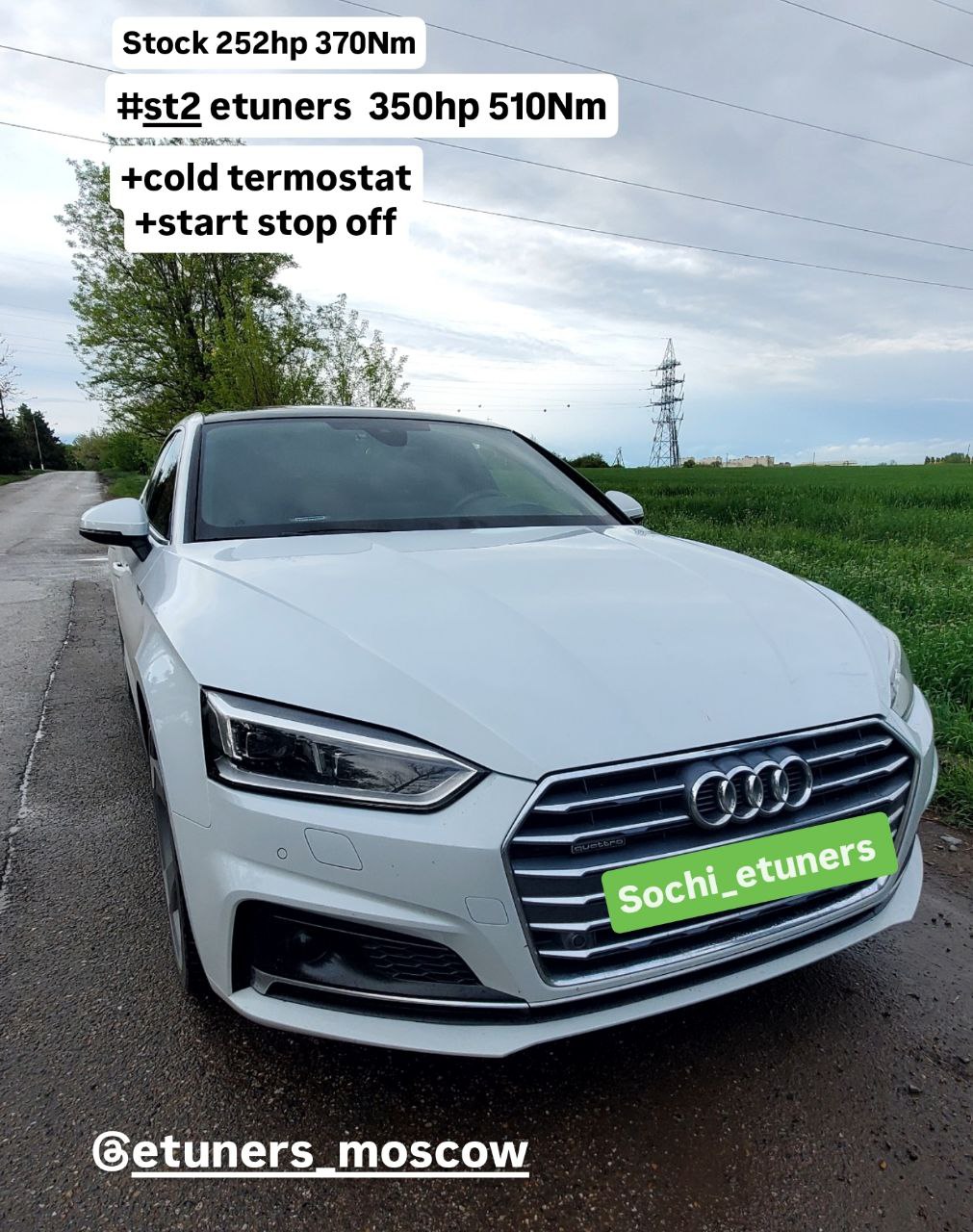 Audi A5 Stage 2: +98 hp and +140 Nm from Etuners