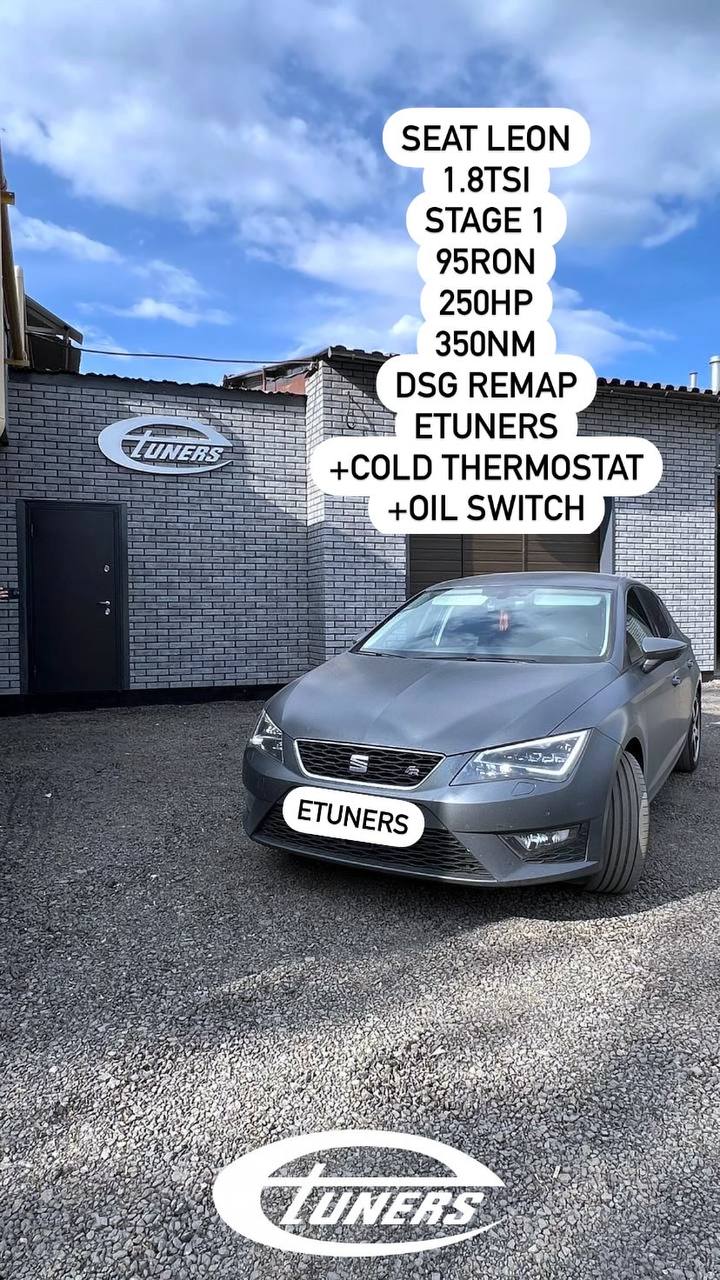 Seat Leon 1.8 TSI Stage 1: Increase in power and torque