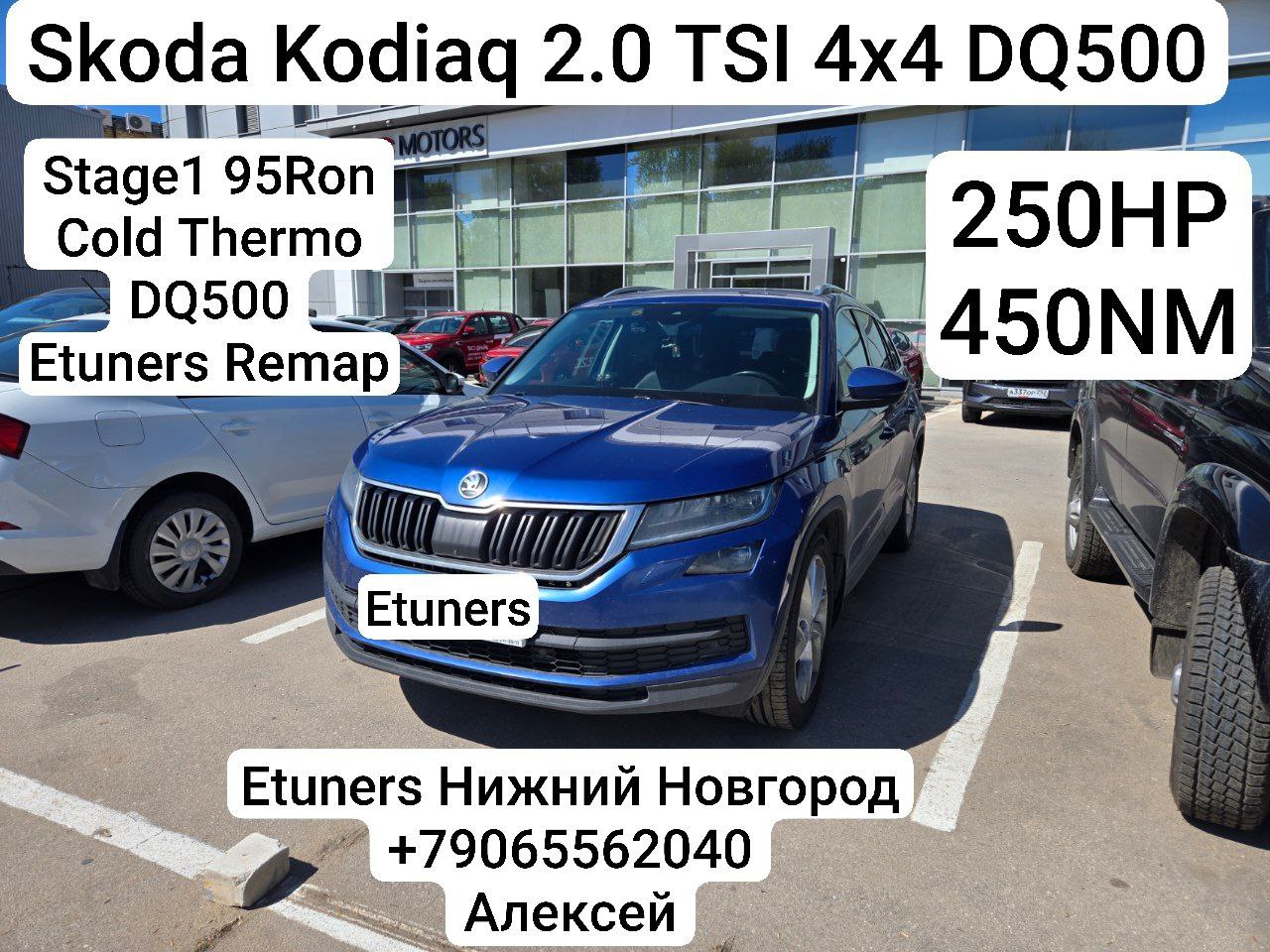 Skoda Kodiaq 2.0 TSI Stage 1: +70 HP and +130 Nm