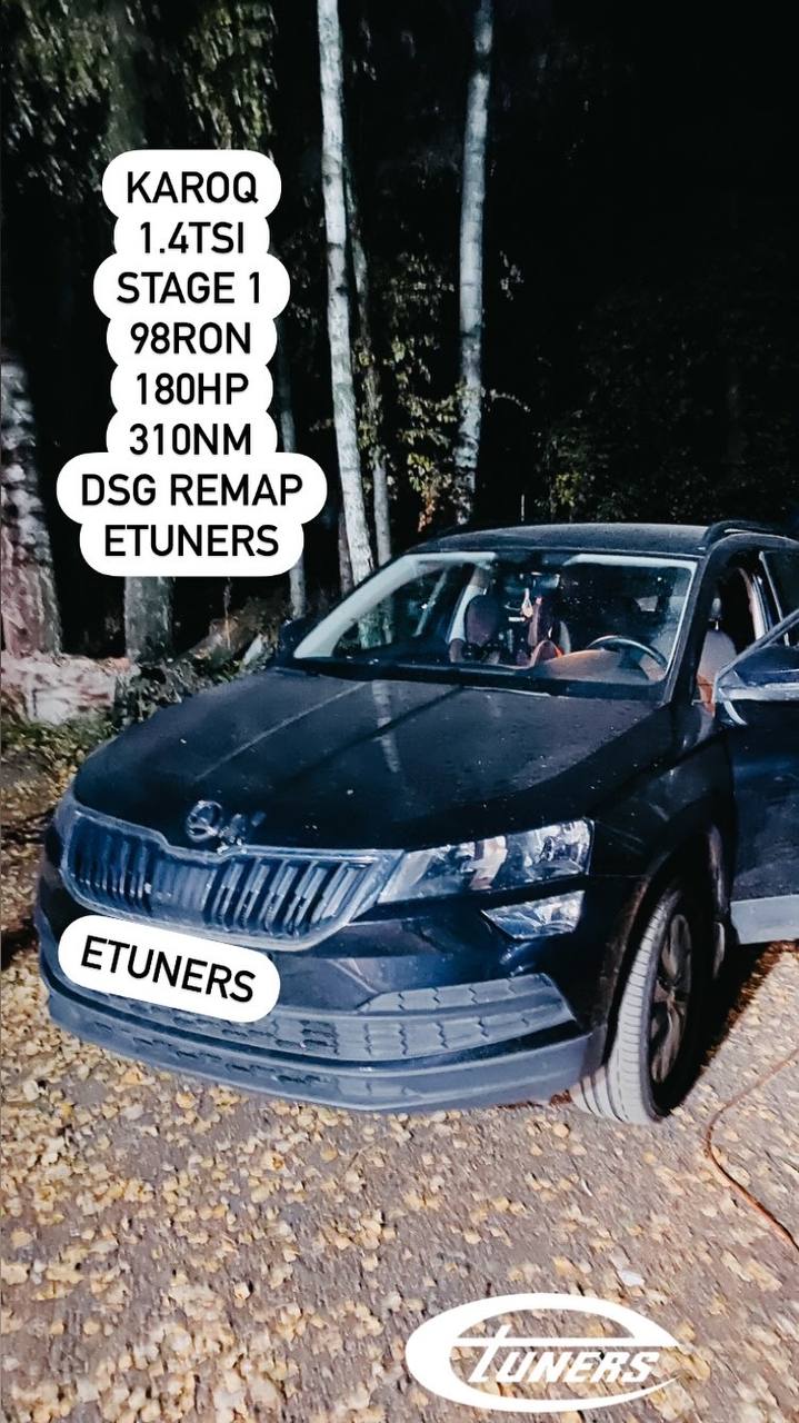 Skoda Karoq 1.4 TSI chip tuning: increase of +30 hp and +60 Nm