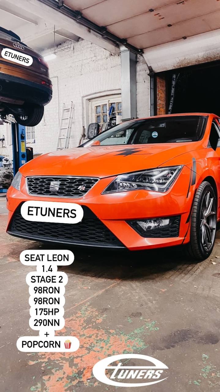 Seat Leon 5F 1.4 TSI Stage 2: Increase in power to 200 hp.