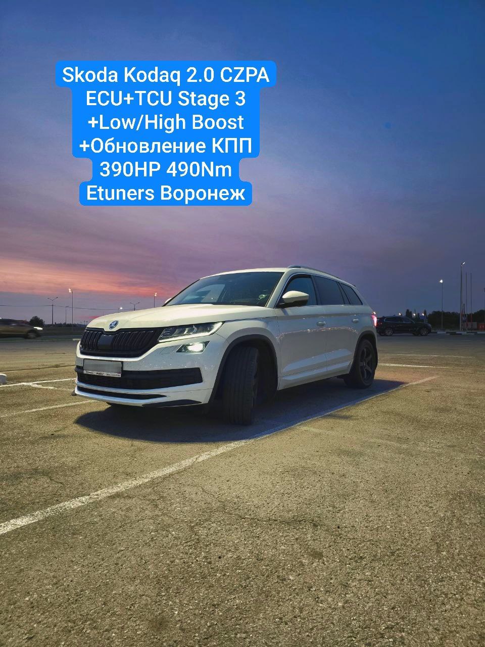 Skoda Kodiaq 2.0 CZPA: up to 390 hp with ECU Stage 3 upgrade