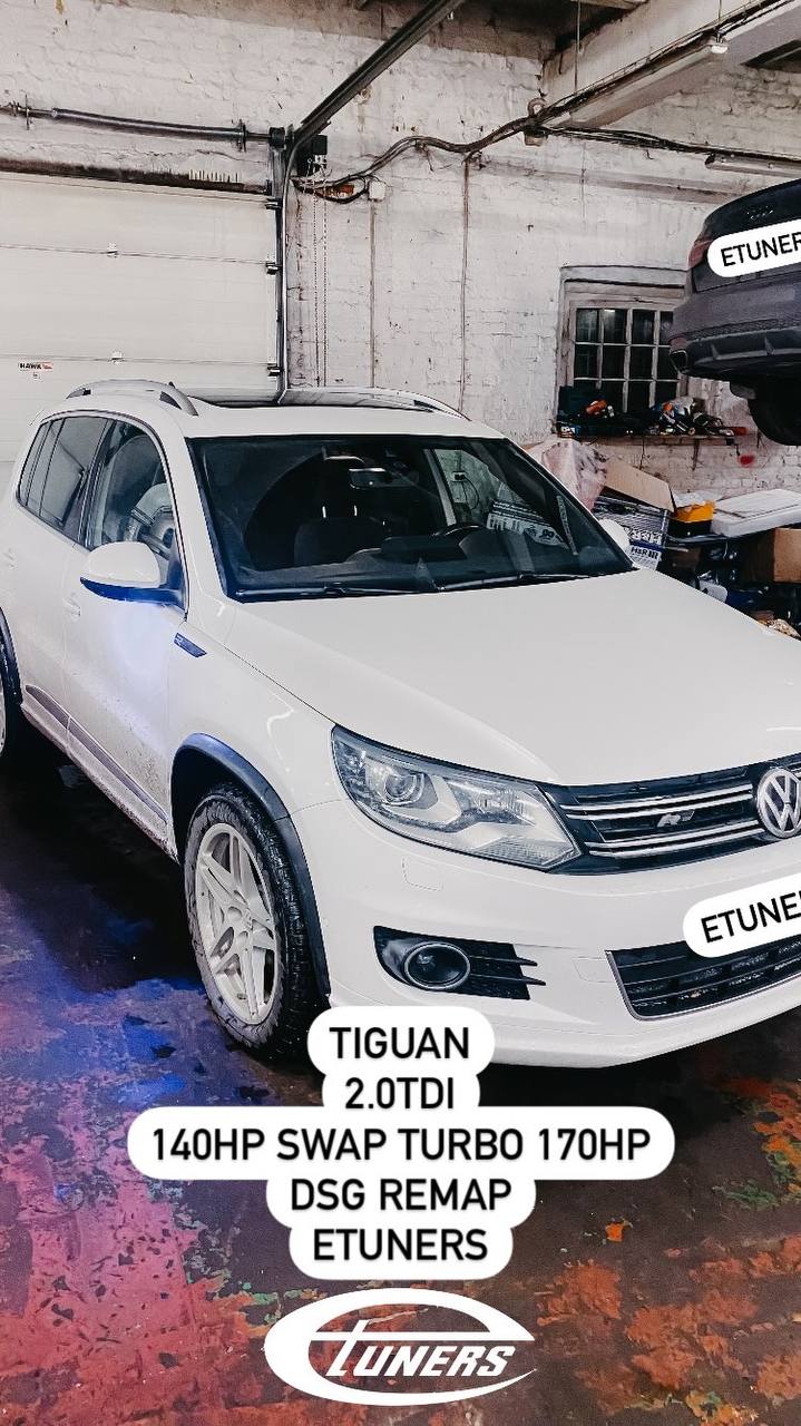 Tiguan 2.0 TDI: Replacement of the turbocharger for 170 hp.