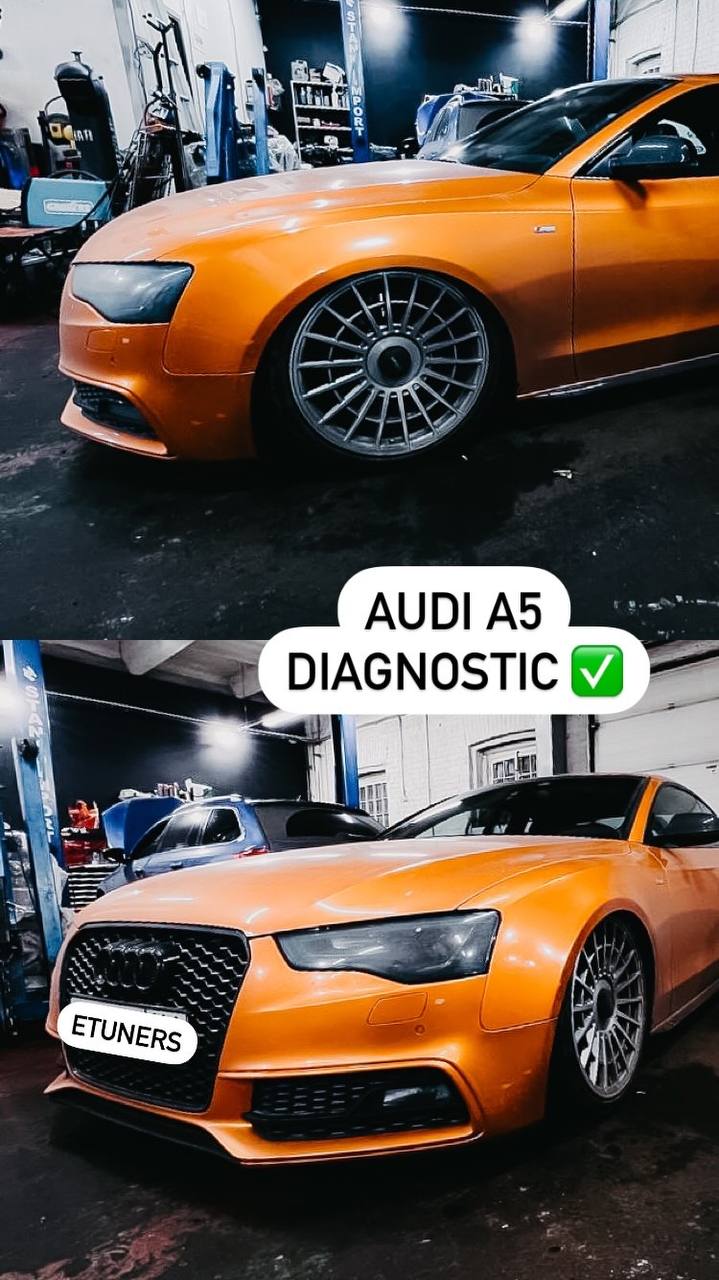 Diagnostics of Audi A5: improving performance and reliability