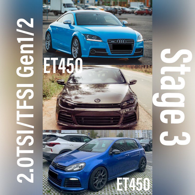 ET450 Etuners for 20TFSI: power and torque for Scirocco and Golf 6R