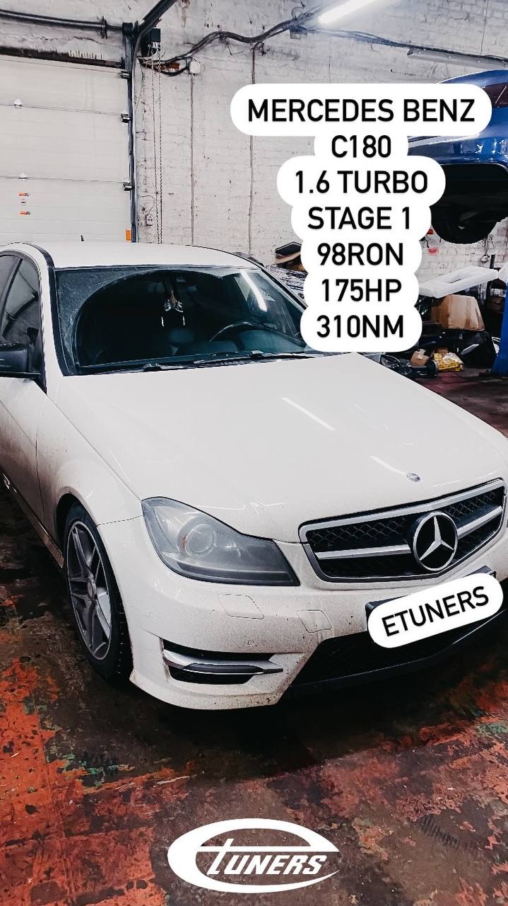 Mercedes-Benz C180 1.6 Stage 1: Increase in power and torque