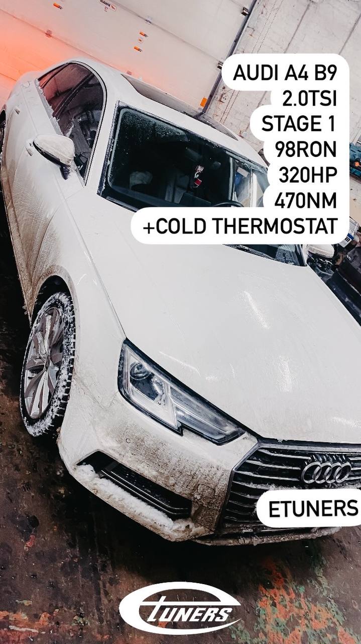 Audi A4 B9 2.0 TSI Stage 1: Power increase to 250 hp.
