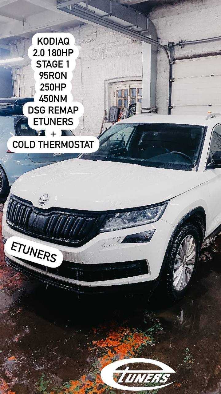 Kodiaq 2.0 180 hp Stage 1: noticeable power increase