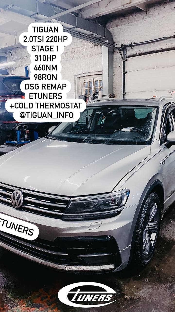 Tiguan 2.0 220 hp Stage 1: Increase in power and torque