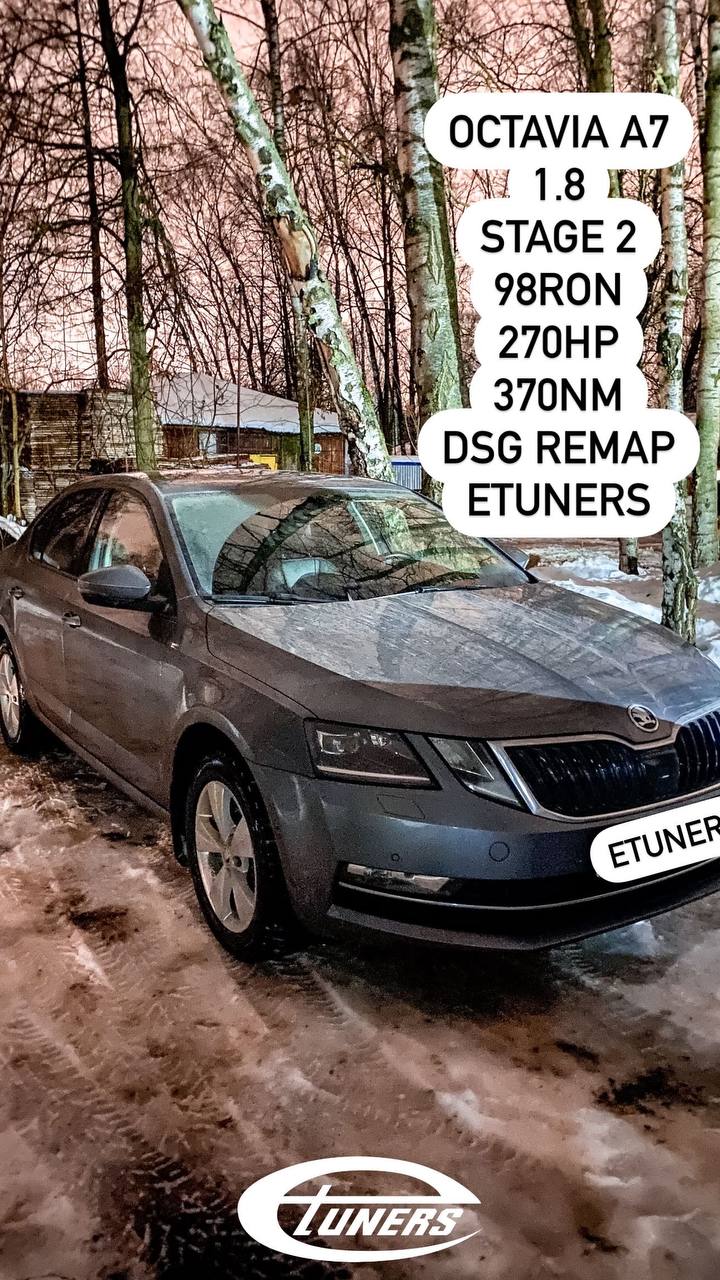 Skoda Octavia A7 1.8 Stage 2: Increase the power to 250 hp.
