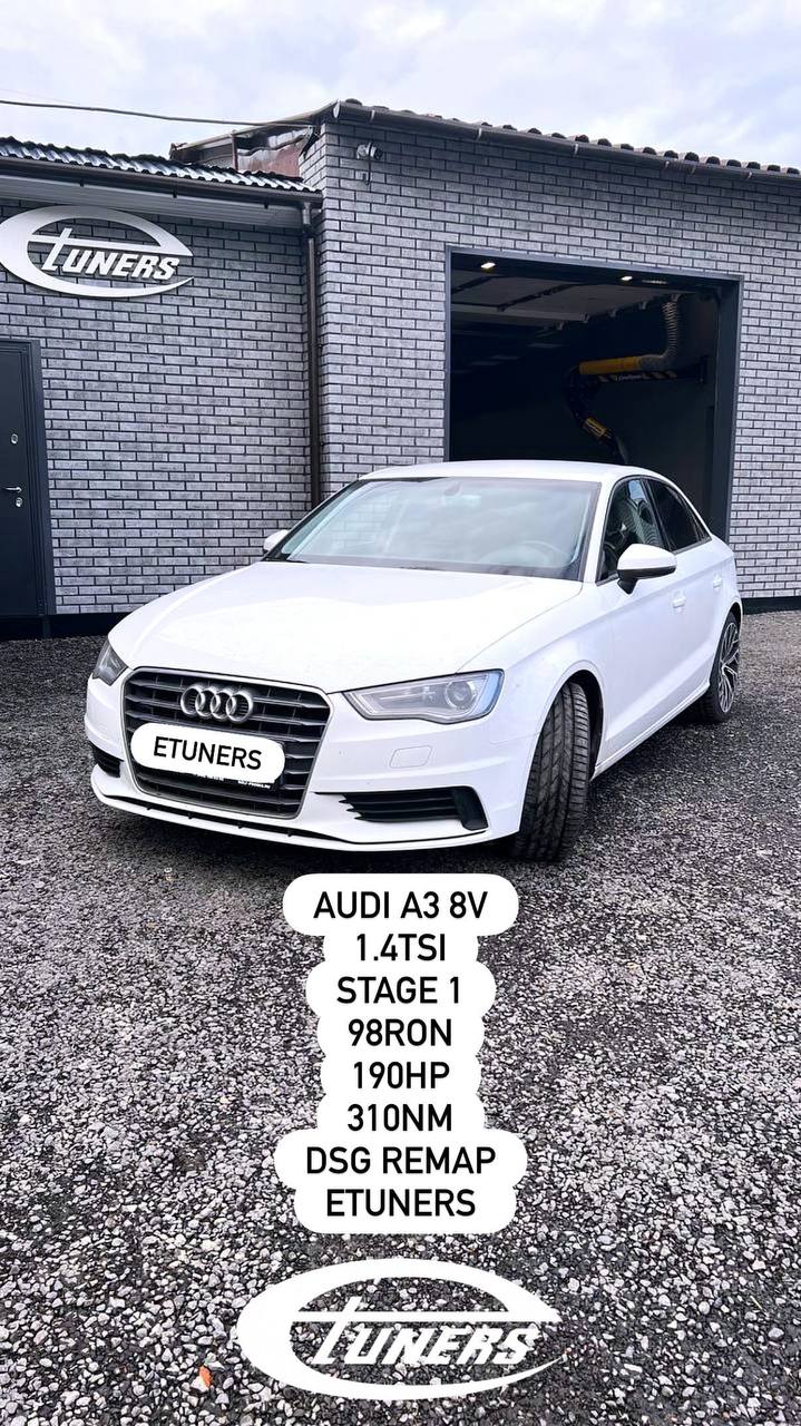 Audi A3 8V 1.4 TSI Stage 1: +30 HP and +50 Nm