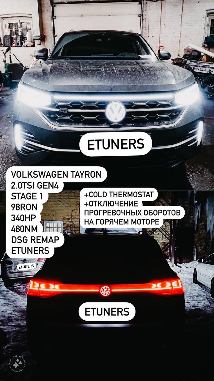 Tayron 2.0 GEN4 Stage 1: Increase in power and torque