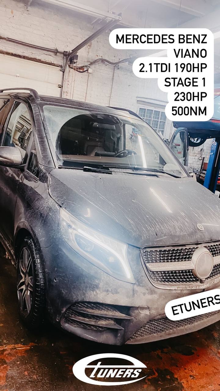 Mercedes Viano 2.1 TDI Stage 1: Increase in power and torque