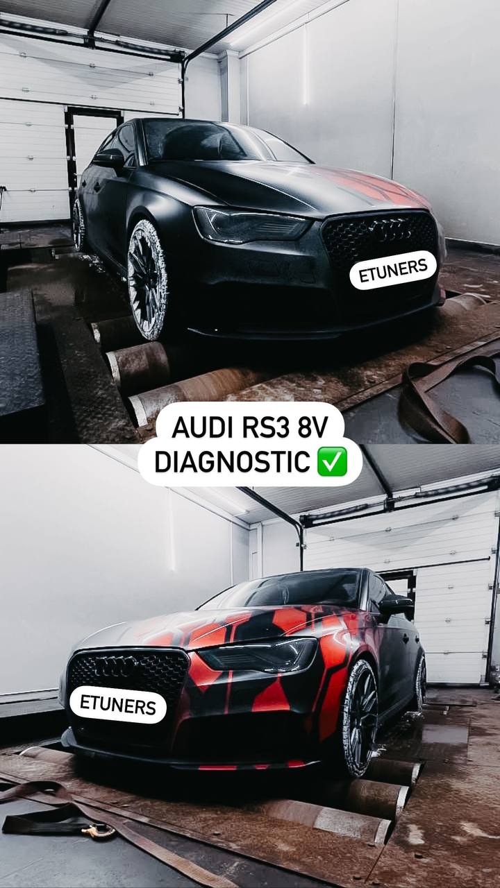 Diagnostics of Audi RS3 8v: Results and tuning recommendations