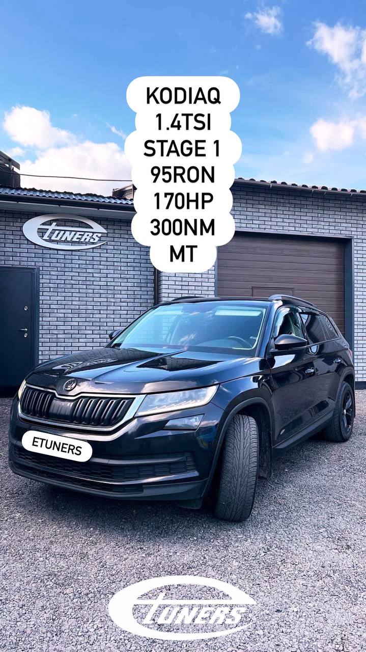 Skoda Kodiaq 1.4 TSI Stage 1: Increase in power to 150 hp.