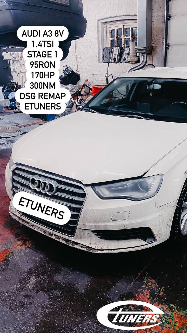 Audi A3 8V 1.4 TSI Stage 1: +30 HP and +60 Nm
