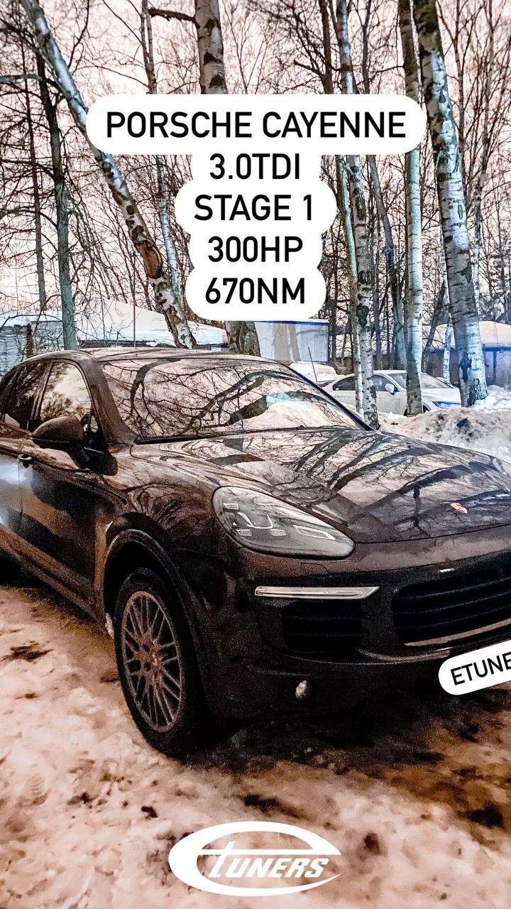 Porsche Cayenne 3.0 TDI Stage 1: Increase in power and torque