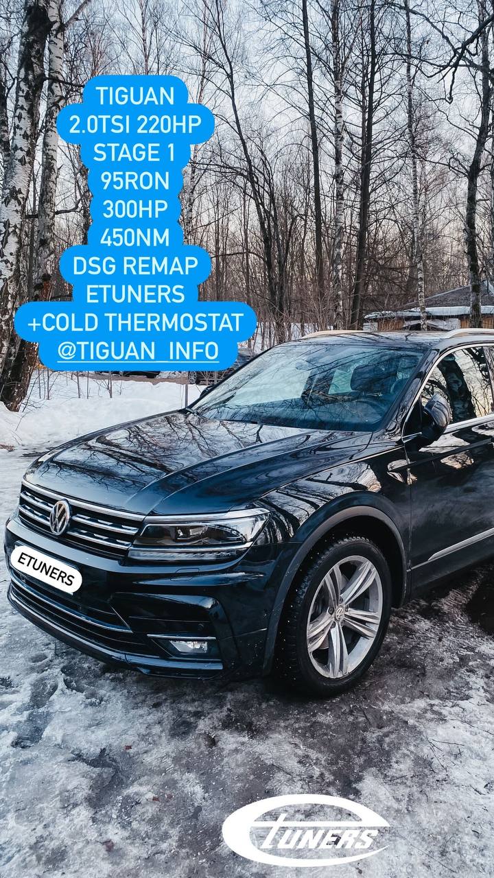 Tiguan 2.0 TSI Stage 1: +30 hp for improved performance