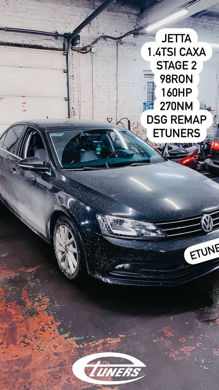 Jetta 1.4 TSI CAXA Stage 2: Increase in power and torque
