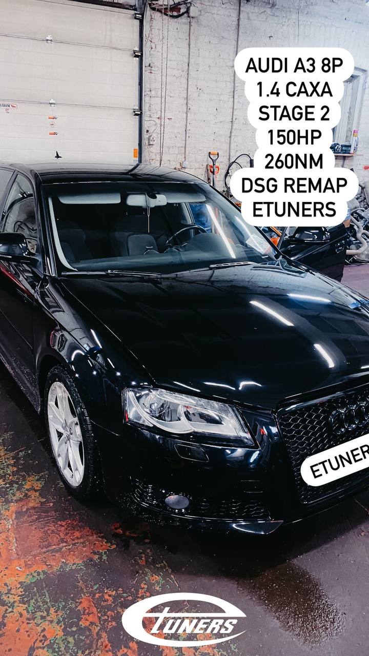 Audi A3 8P 1.4 TSI Stage 2: Increase in power and torque