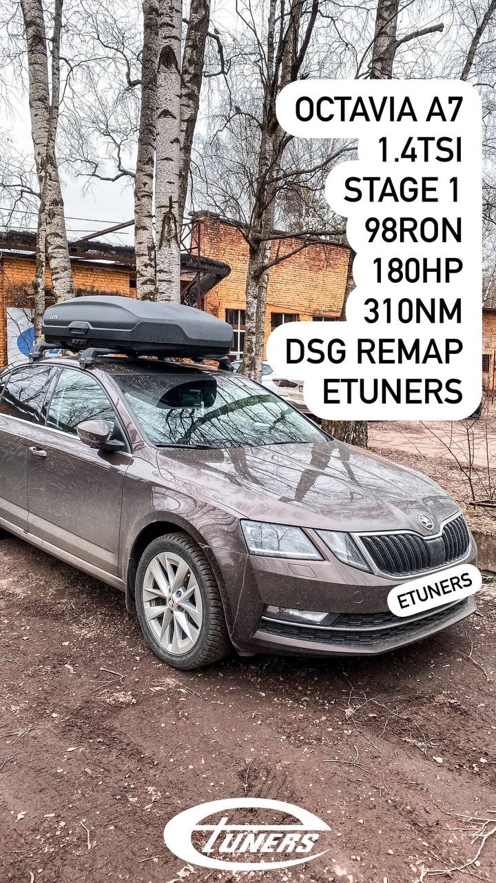 Skoda Octavia A7 1.4 TSI Stage 1: Increase in power and torque