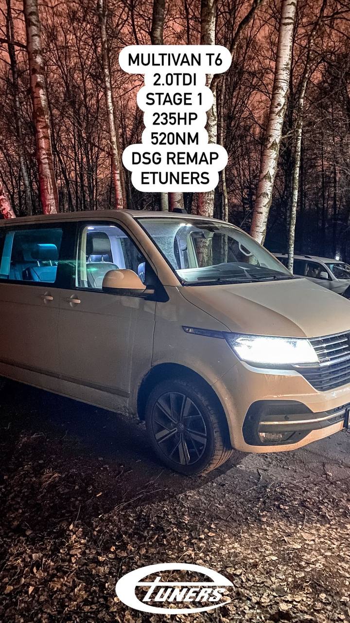 Multivan T6 2.0 TDI Stage 1: Increase in power and torque