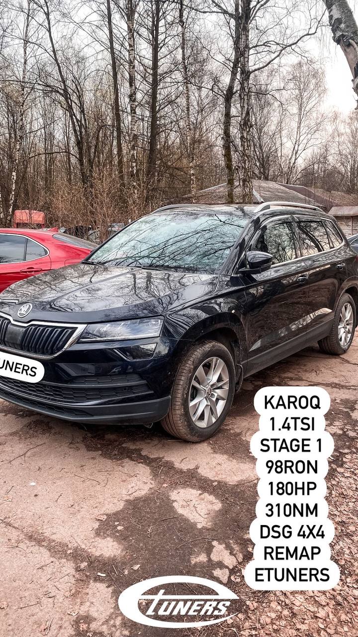 Skoda Karoq 1.4 TSI 4x4 Stage 1: Increase in power and torque