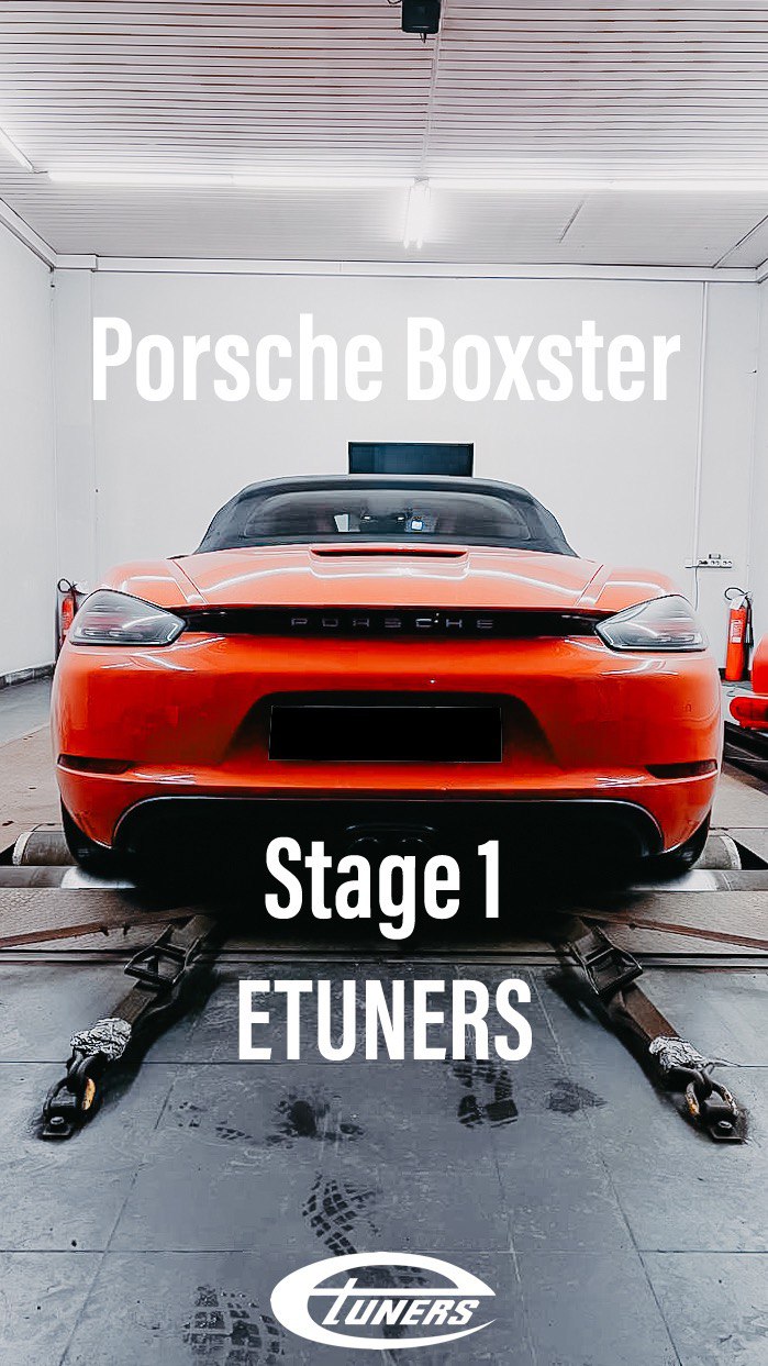 Porsche Boxster 718 2.5T Stage 1: +50 hp and +90 Nm