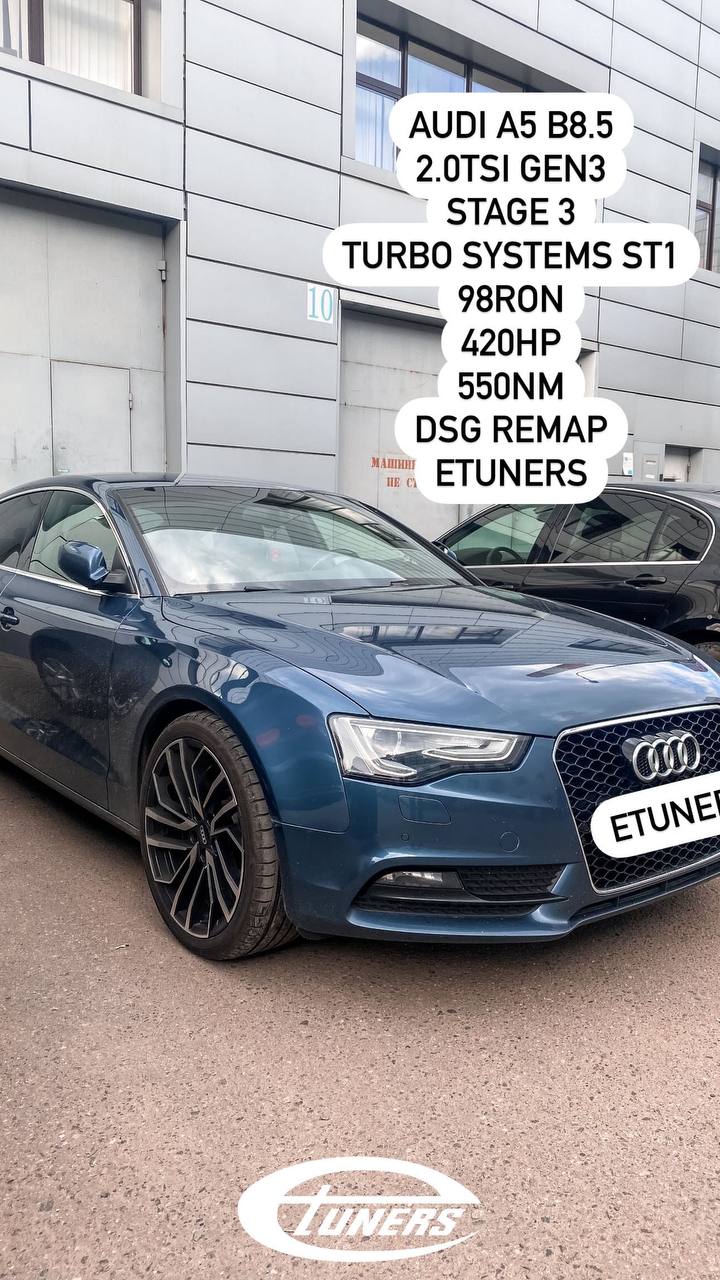 Audi A5 B8.5 2.0 TSI Stage 1: Power increase with Turbosystems
