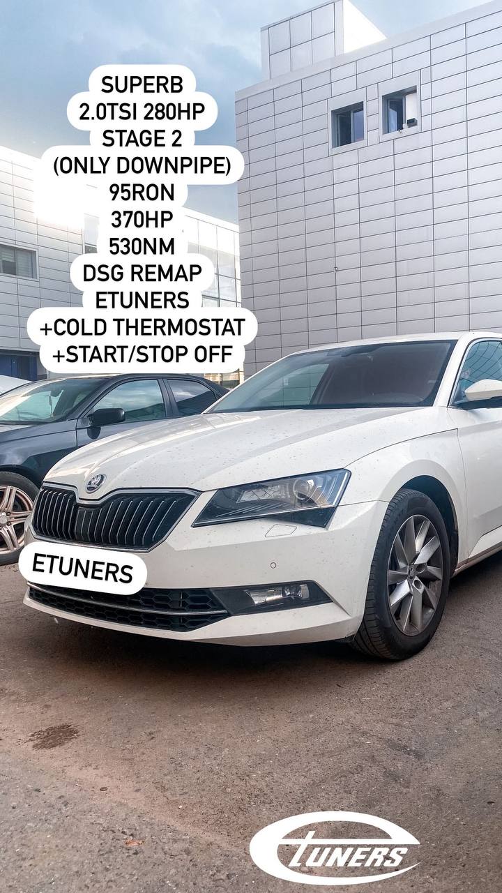 Skoda Superb 2.0 TSI Stage 2: +280 hp of power!